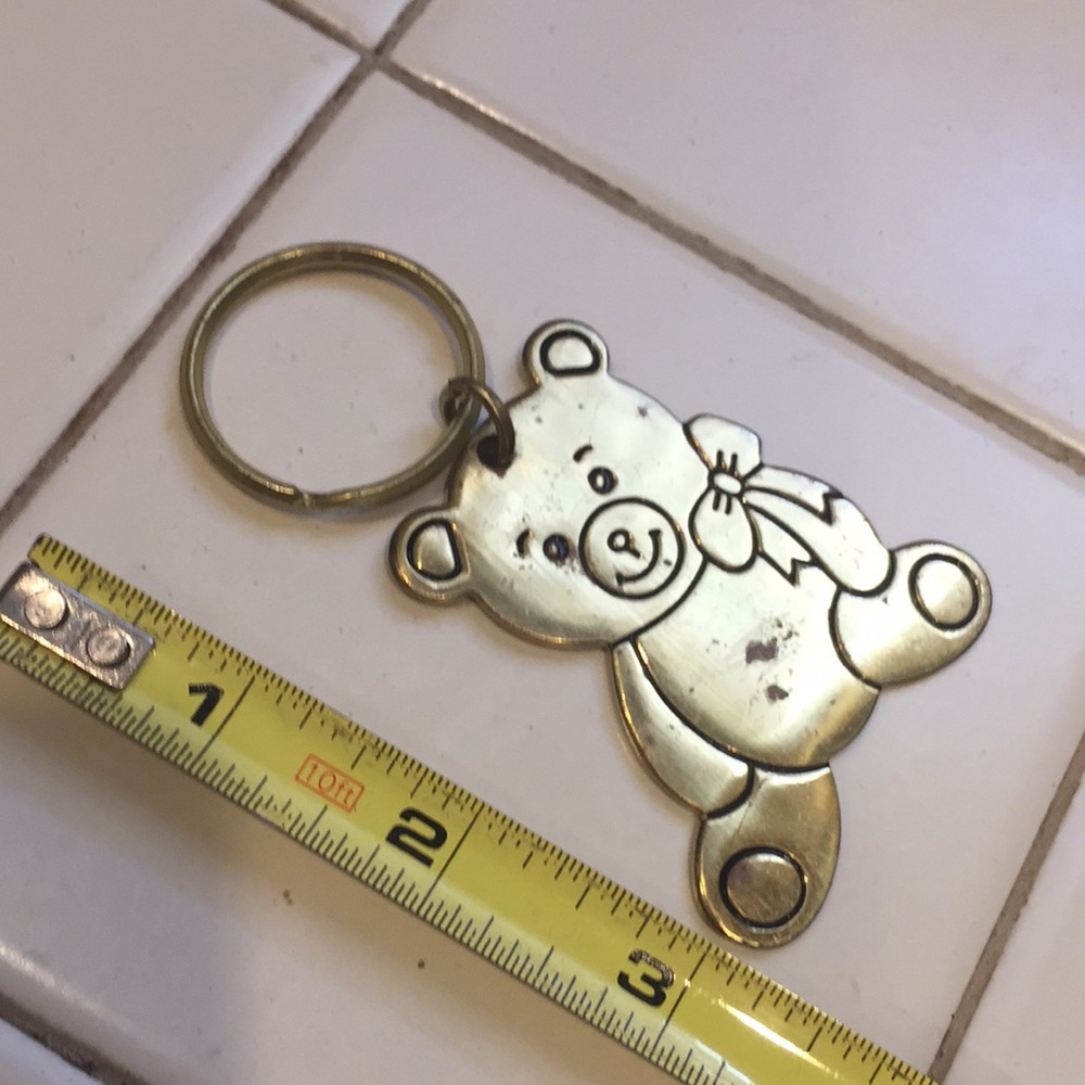 Vintage Keychain RUSS Made In Taiwan